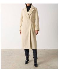 Pretty Lavish - Ezra Boxy Collared Long-Sleeve Oversized Fit Overcoat - Lyst