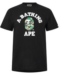 A Bathing Ape - Bape Abc College Tee Sn62 - Lyst
