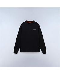 Napapijri - Napa Back Graphic Long Sleeve T-Shirt - Lyst