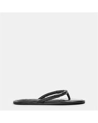 Naked Wolfe - Grenada Leather Flip Flop - Lyst