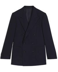 BOSS - Double Breasted Stretch Full Lining Suit Jacket - Lyst