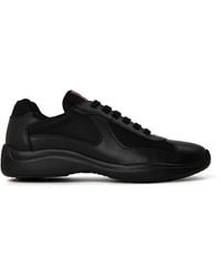 Prada - Americas Cup Leather Trainers - Lyst