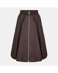 Prada - Tailored Midi Skirt - Lyst