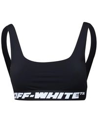 Off-White c/o Virgil Abloh - Off Off Logo Band Bra - Lyst