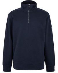 BOSS - Sidney Cotton Long Sleeve 1/4 Zip Fleece - Lyst
