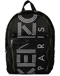 KENZO Logo Mesh Backpack - Black
