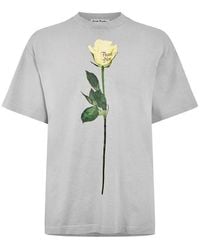 Acne Studios - Edra Graphic Long Sleeve T-Shirt - Lyst