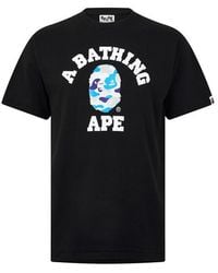 A Bathing Ape - Bape Abc College Tee Sn62 - Lyst