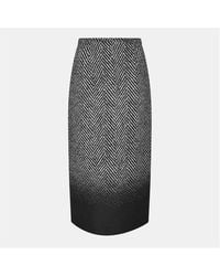 Givenchy - Slit Midi Skirt - Lyst