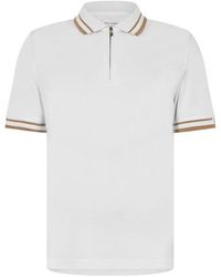 Pal Zileri - Pz Trim Short Sleeve Polo Shirt - Lyst