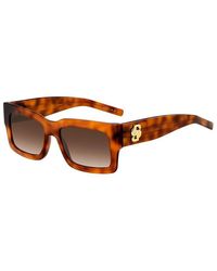 BOSS - Rectangular Round Sunglasses - Lyst