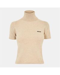 Miu Miu - Soft Knit Crew Neck Jumper - Lyst