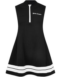 Versace - Zip Up Track Dress - Lyst