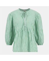 Barbour - Daison Peplum Top - Lyst