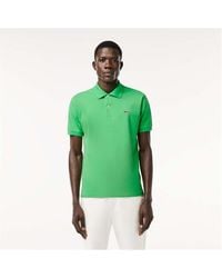 Lacoste - Petit Piqu¿ Cotton Polo Shirt - Lyst