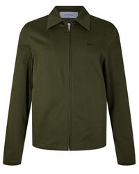 Off-White c/o Virgil Abloh - Arrow Long Sleeve Zip Overshirt - Lyst