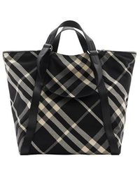 Burberry - Burb Check Tote Sn42 - Lyst