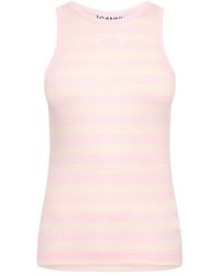 Ganni - Cotton Racerback Vest - Lyst