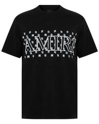 Amiri - Paisley Logo Print T-shirt - Lyst