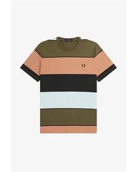 Fred Perry - Fred Bold Stripe Tee Sn32 - Lyst