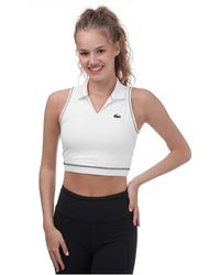 Lacoste - Polo Style Sports Bra - Lyst