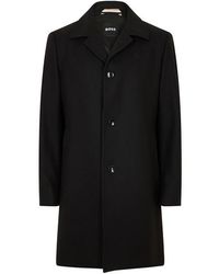 BOSS - H Task Overcoat - Lyst