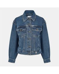 Guess - Oversize Denim Jacket - Lyst