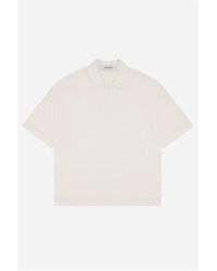 About Blank - Knitted Short Sleeve Polo Shirt - Lyst