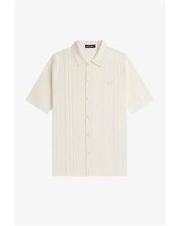 Fred Perry - Fred Knittd Ss Shirt Sn42 - Lyst