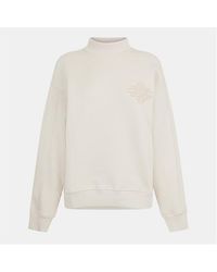 The Couture Club - Embroidered Knitted Crew Neck Jumper - Lyst