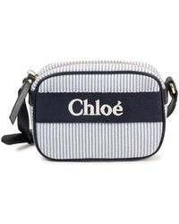 Chloé - Stripe Lgo Bag - Lyst