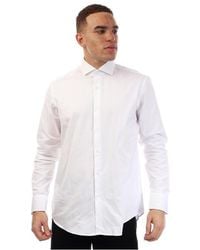 BOSS - Joe Spread Long Sleeve Oxford Shirt - Lyst