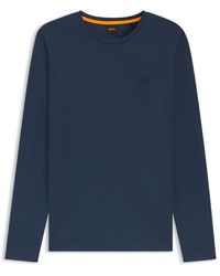 BOSS - Tacks Long Sleeve Top - Lyst