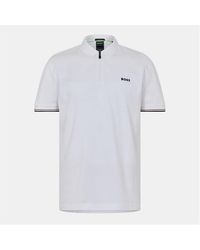 BOSS - Philix Pima Cotton Short Sleeve Polo Shirt - Lyst