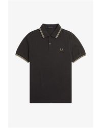 Fred Perry - Short Sleeve Twin Tipped Polo Shirt - Lyst