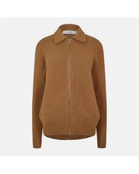 AYA MUSE - Wool Long Sleeve Zip-Up Hybrid Jacket - Lyst