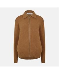 AYA MUSE - Wool Long Sleeve Zip-Up Hybrid Jacket - Lyst