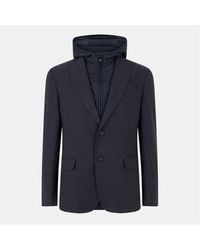 Pal Zileri - Structured Bomber Jacket - Lyst