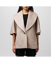 Max Mara - Cashmere Cape Oversized Fit Hybrid Jacket - Lyst