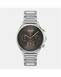 HUGO - Gents #Smash Multi With Stainless Steel Bracelet - Lyst