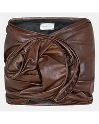 Magda Butrym - Textured Structured Fit Mini Skirt - Lyst