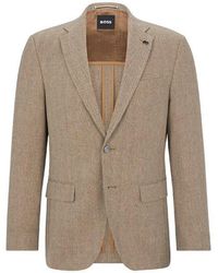BOSS - H Hutson Elbow Formal Jacket - Lyst