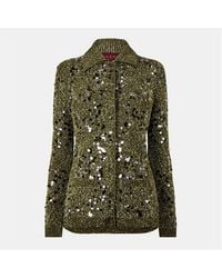 Gucci - Sequin Knit Cardigan - Lyst