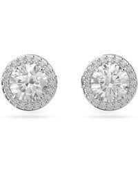 Swarovski - Constella Round Cut Stud Earrings - Lyst
