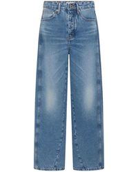 St. Agni - Balloon High Rise Wide Leg Jeans - Lyst