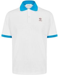 Versace - Short Sleeve Polo Shirt - Lyst