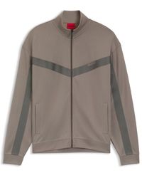 HUGO - Tracksuit Top With Athletic Design (Darti) - Lyst