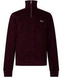 Lacoste - Quarter Zip Fleece - Lyst