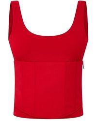 Mars the Label - Sandra Scoop Vest Corset Top - Lyst