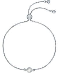 Ted Baker - Round Crystal Adjustable Bracelet For - Lyst
